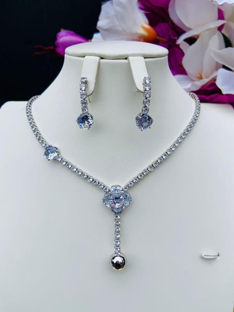 Necklace and earrings