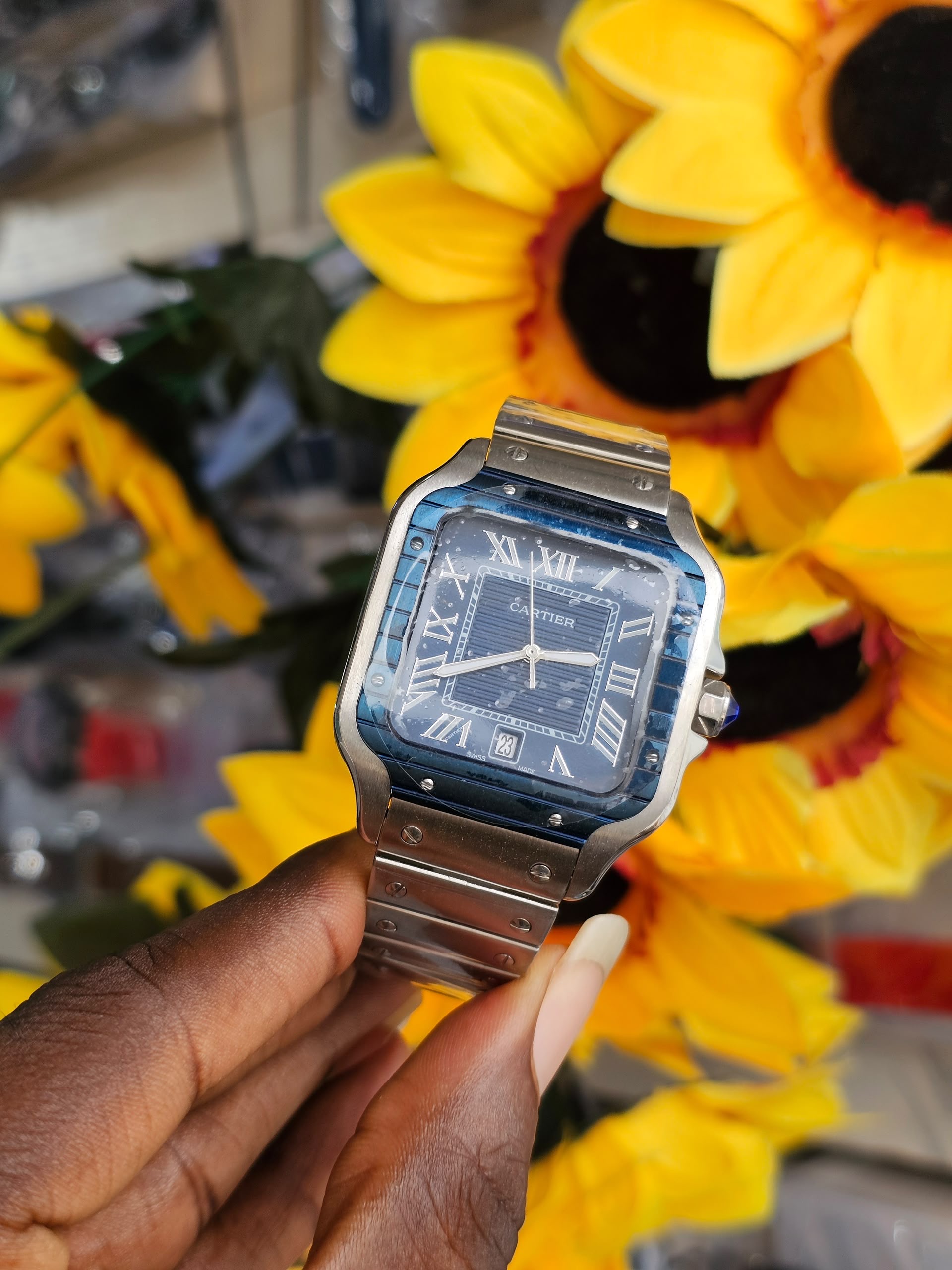 *Luxury Cartier Santos🔋* AAA QUALITY.