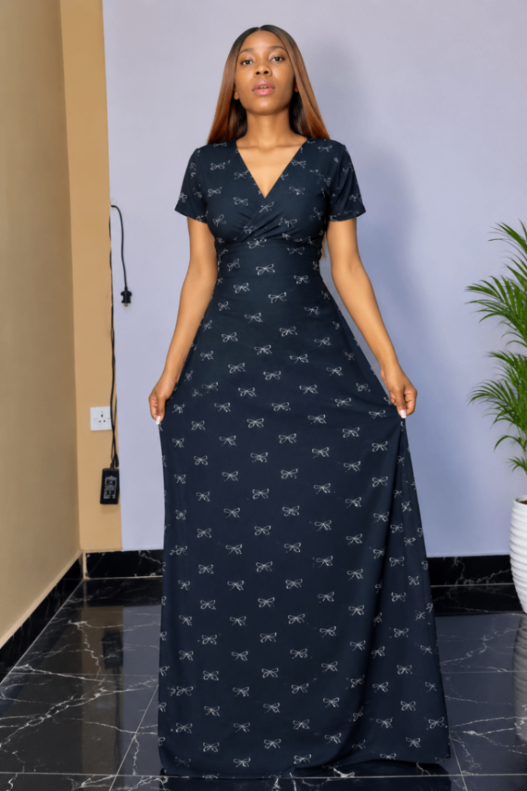 Ladies mesh gown