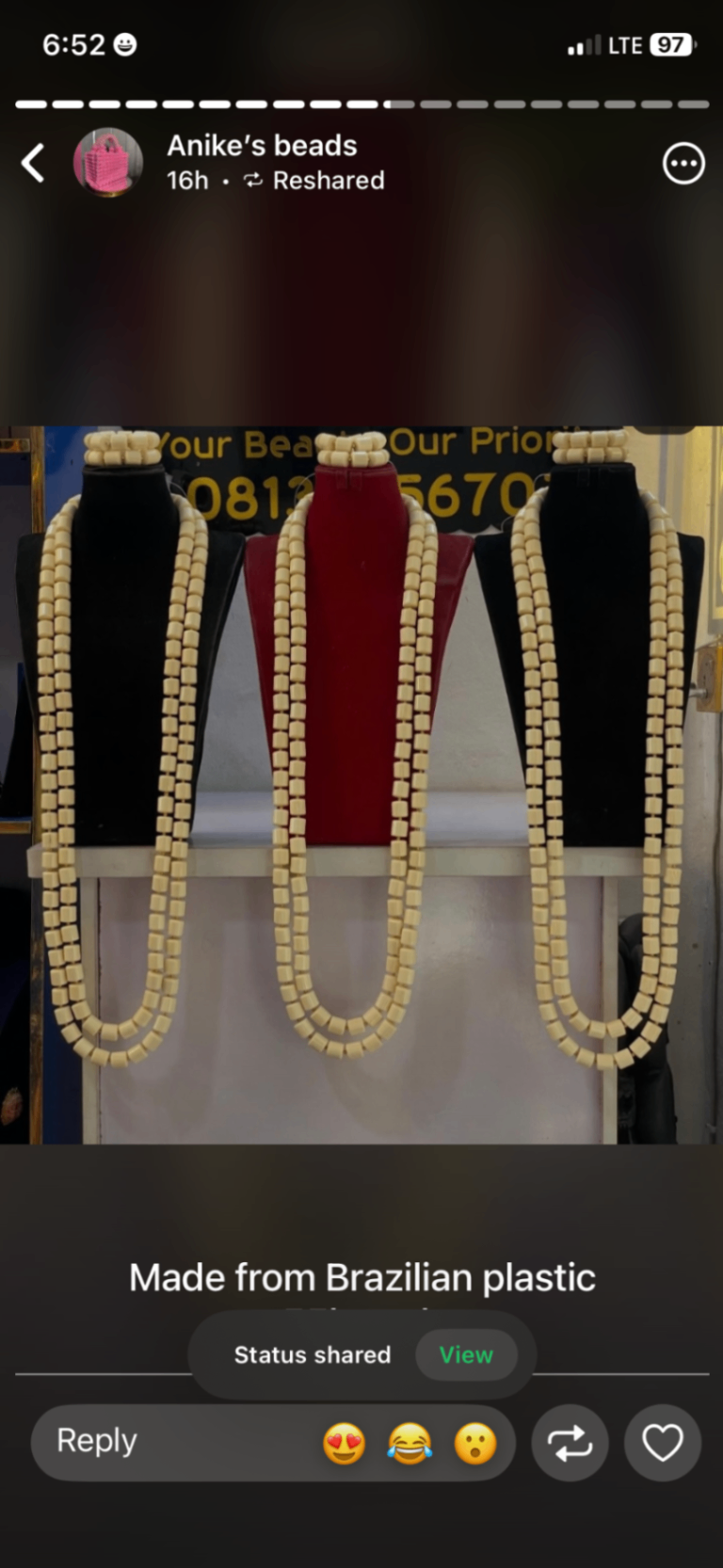 Neck beads