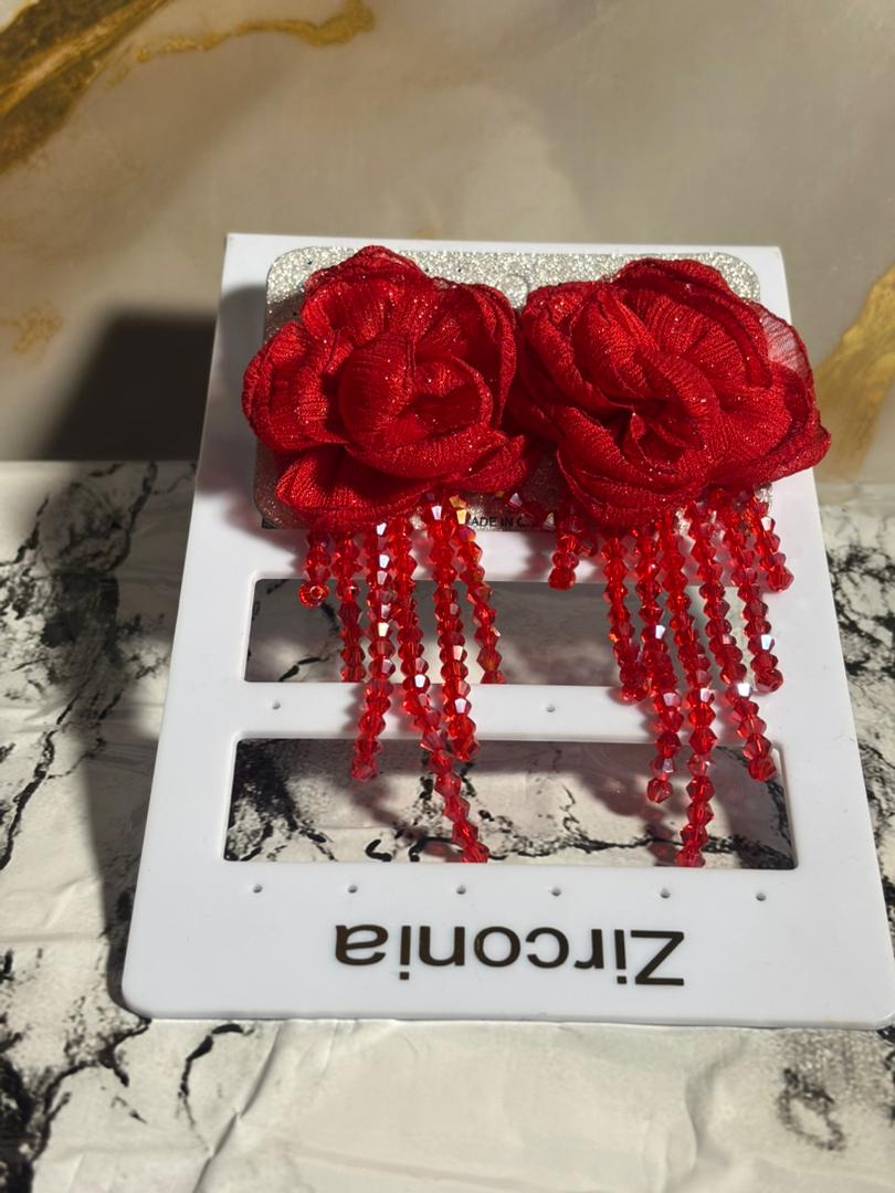Flower earrings